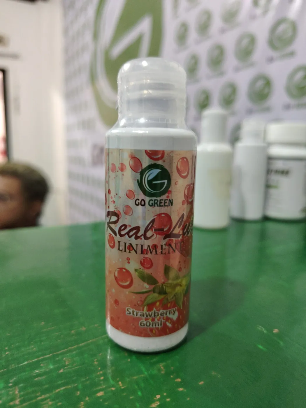 GoGreen Real-lux Liniment- Strawberry Scent