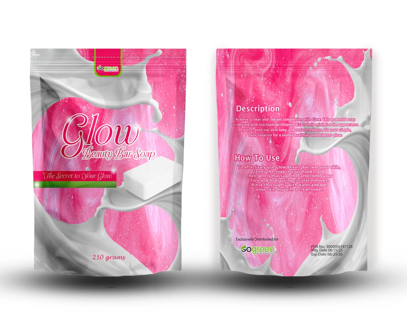 Glow Soap MisCut 250g /pack