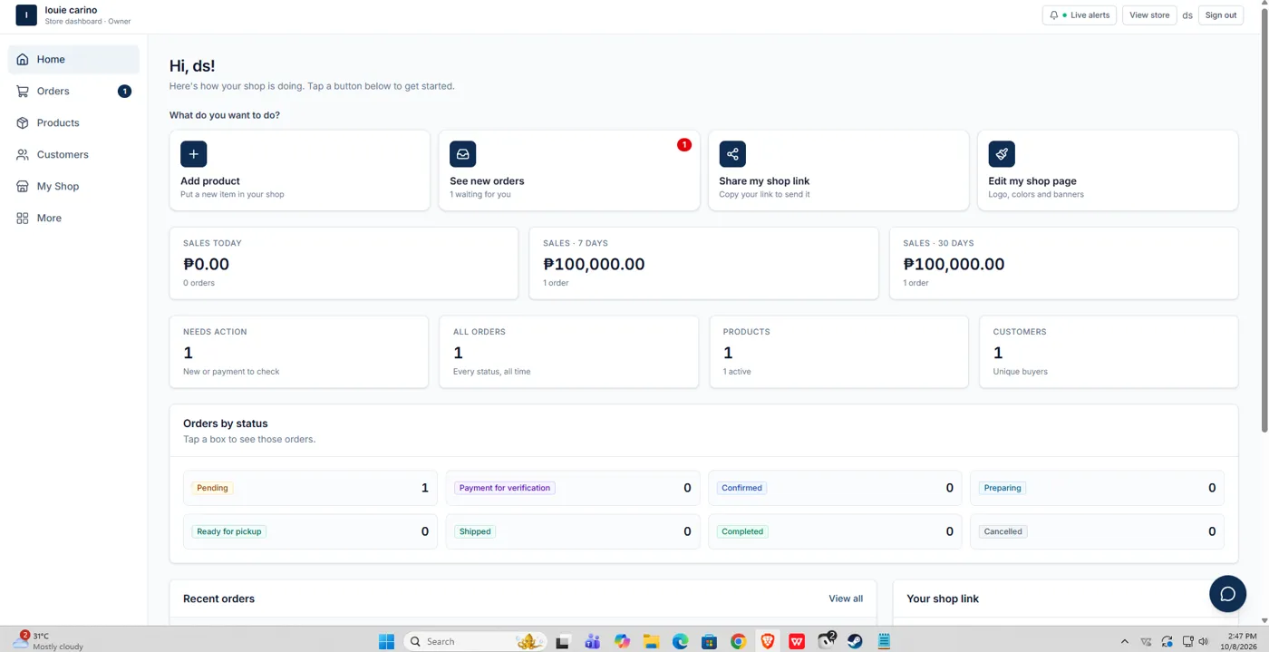 E-commerce System